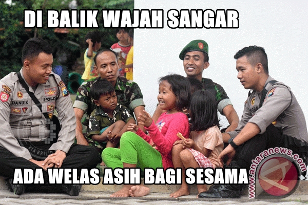 TNI-Polri rukun © 2016 brilio.net