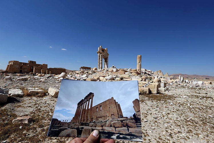 12 Foto Palmyra sebelum dan setelah dikuasai ISIS, rusak parah ya!