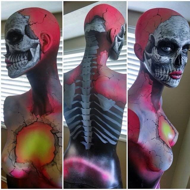 makeup tengkorak © 2016 brilio.net makeup tengkorak © 2016 brilio.net