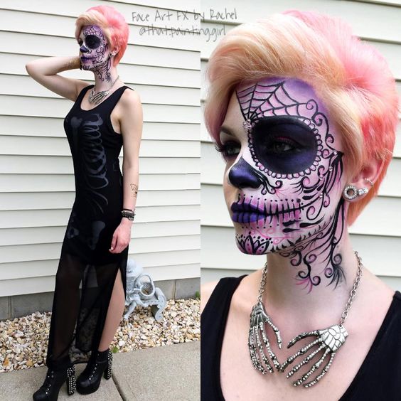 makeup tengkorak © 2016 brilio.net makeup tengkorak © 2016 brilio.net