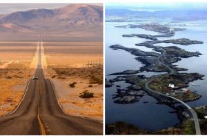 18 Jalan raya ini sajikan panorama alam eksotis, awas melongo!