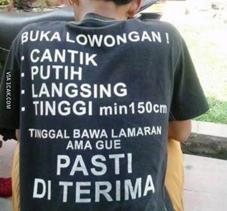 lowongan kerja lucu © 2016 brilio.net