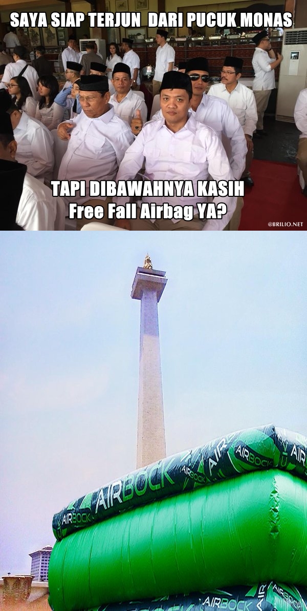 terjun dari monas © 2016 brilio.net terjun dari monas © 2016 brilio.net