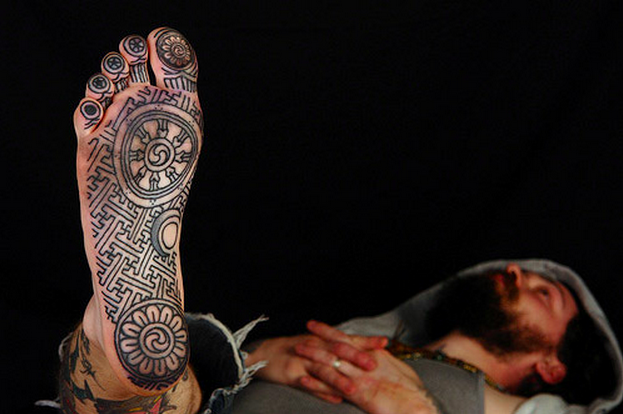 tato di telapak kaki © 2016 brilio.net