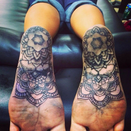 tato di telapak kaki © 2016 brilio.net