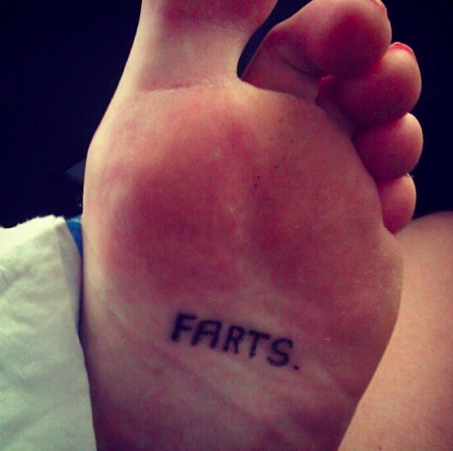 tato di telapak kaki © 2016 brilio.net