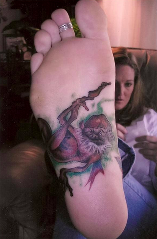 tato di telapak kaki © 2016 brilio.net