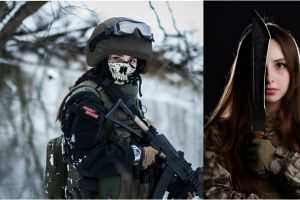 15 Foto menantang Elena, tentara yang disebut-sebut tercantik di dunia