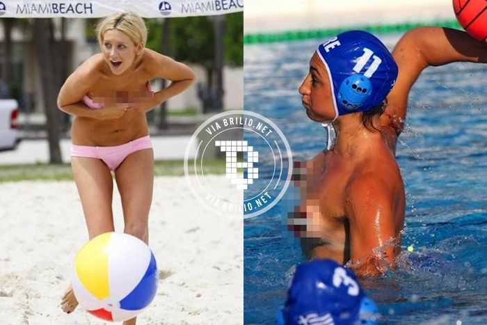 14 Foto atlet wanita yang bajunya melorot saat pertandingan, aww!