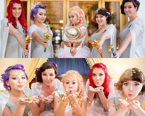 Sailor Moon wedding  http://www.defectivegeeks.com/ Sailor Moon wedding  http://www.defectivegeeks.com/