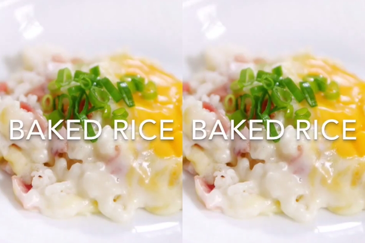 Ini resep sedap nikmat baked rice ala cafe, bikin sendiri di rumah ya!