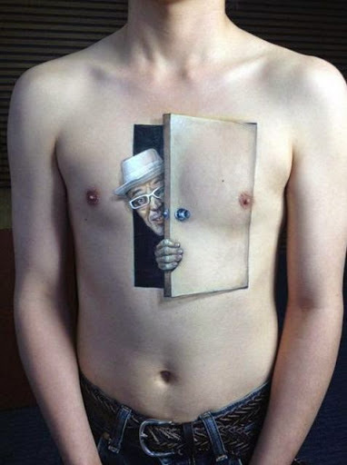 29 Foto tato  realis di tubuh manusia unik tapi jadinya serem
