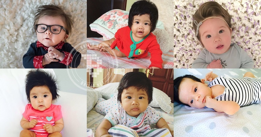 17 Bayi berambut tebal ini lucu banget, bikin kamu pengen menimangnya!