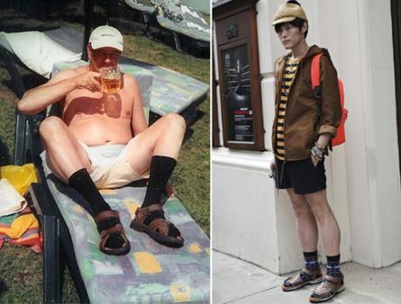 20 pria berkaus kaki tapi sandalan © 2016 brilio.net 20 pria berkaus kaki tapi sandalan © 2016 brilio.net