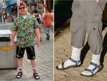 20 pria berkaus kaki tapi sandalan © 2016 brilio.net 20 pria berkaus kaki tapi sandalan © 2016 brilio.net