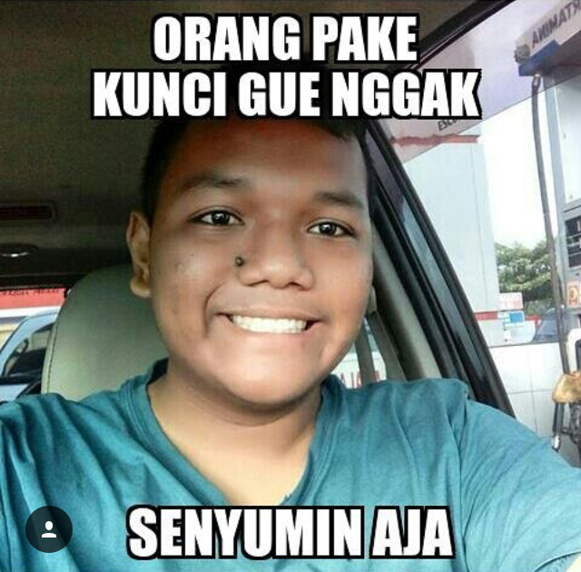 21 meme senyumin aja © 2016 brilio.net