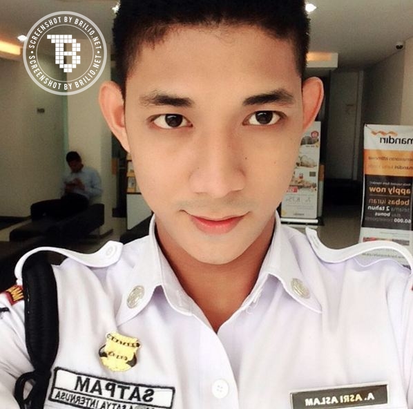 satpam ganteng © 2016 brilio.net