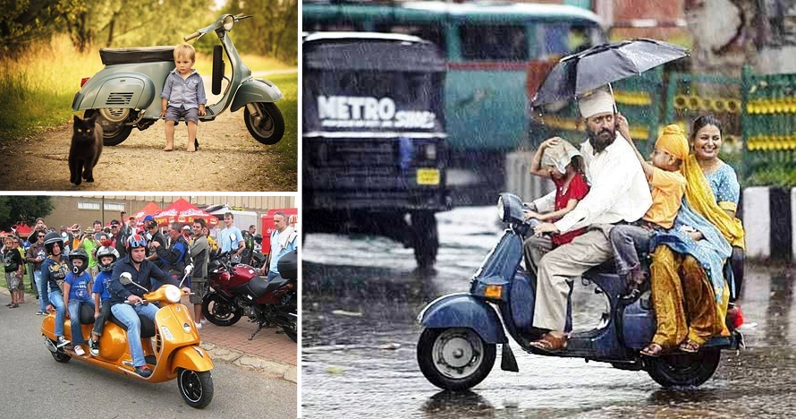 15 Potret tunjukkan Vespa memang kendaraan favorit sampai sekarang