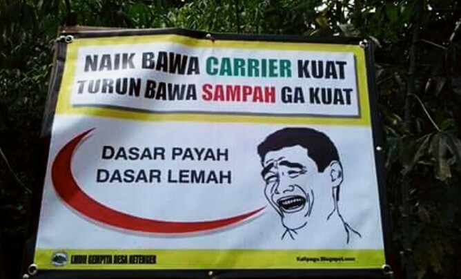 meme anak gunung part ii © 2016 brilio.net meme anak gunung part ii © 2016 brilio.net