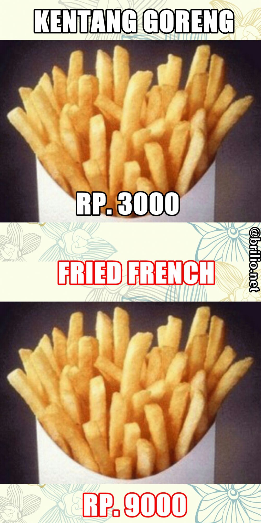 beda nama beda harga © 2016 brilio.net