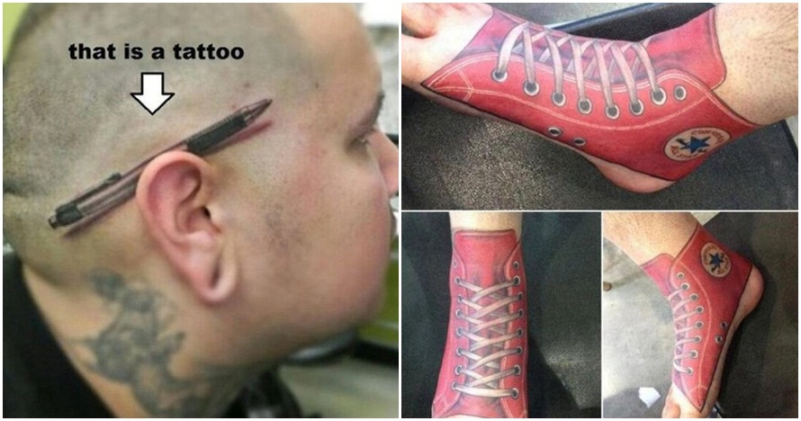 20 Desain tato antimainstream ini bikin geli, kreatif atau norak?
