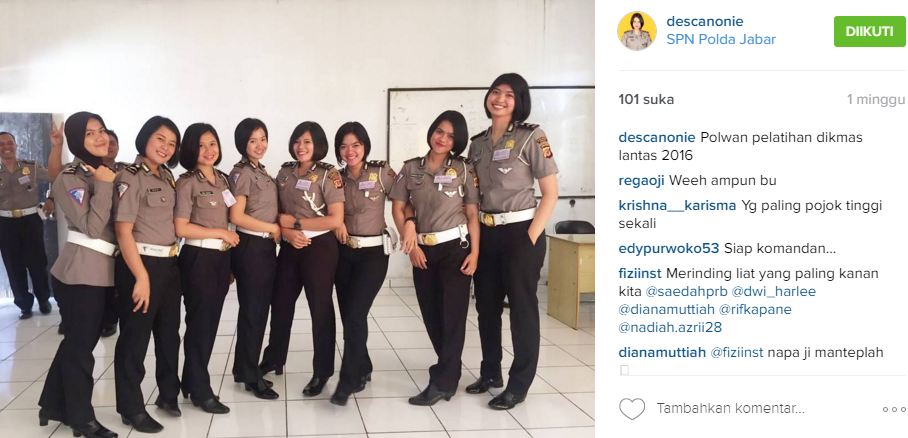 polwan Raisa © 2016 brilio.net polwan Raisa © 2016 brilio.net