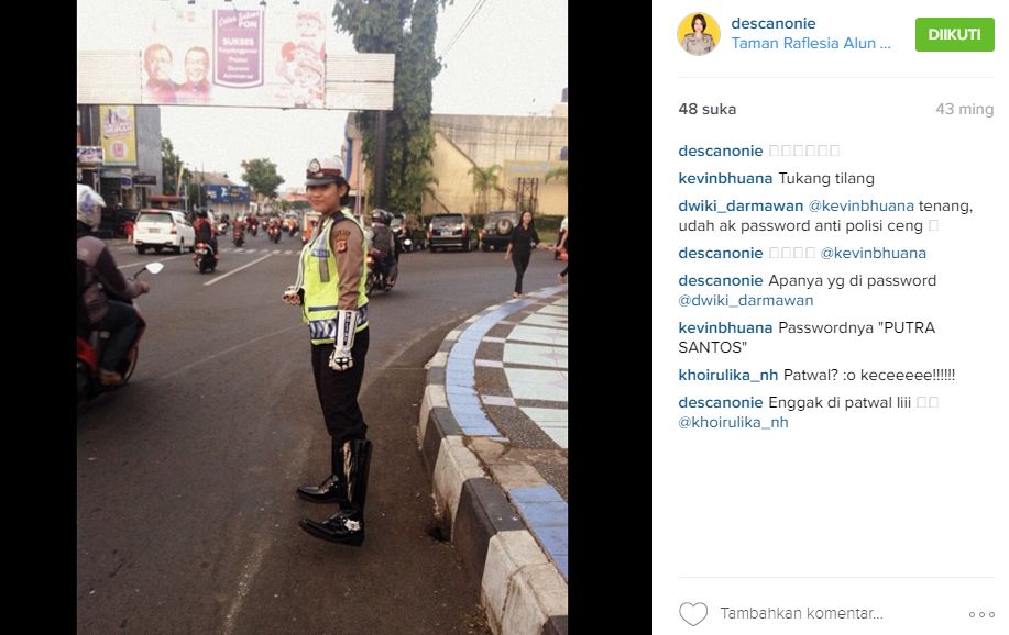 polwan Raisa © 2016 brilio.net polwan Raisa © 2016 brilio.net