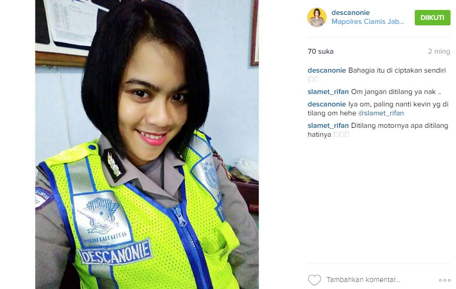 polwan Raisa © 2016 brilio.net polwan Raisa © 2016 brilio.net