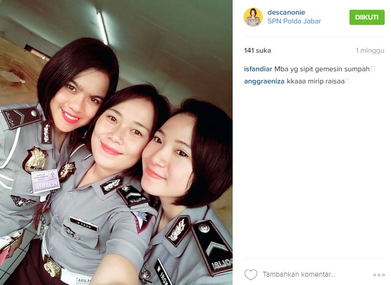 polwan Raisa © 2016 brilio.net polwan Raisa © 2016 brilio.net