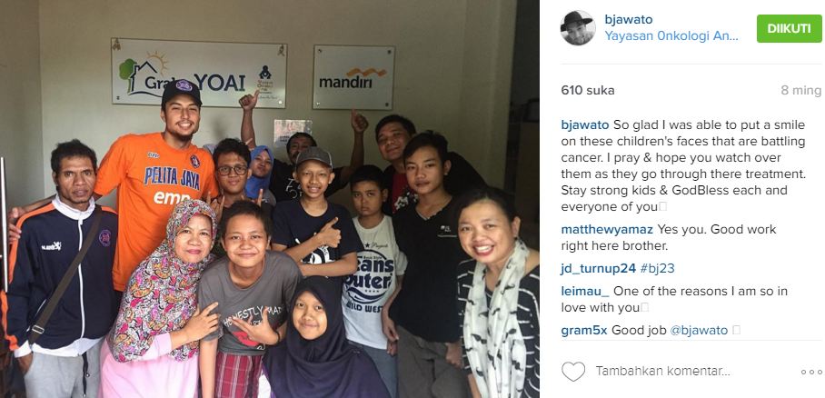 Brandon Jawato, pebasket Indonesia blasteran, bikin pengin di-slamdunk
