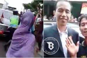 Mobil RI 1 menepi, cowok ini beruntung selfie bareng Presiden Jokowi