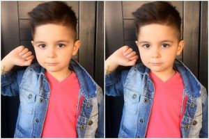 Bikin geleng-geleng, gaya bocah ini bak model dewasa, kayak apa ya?