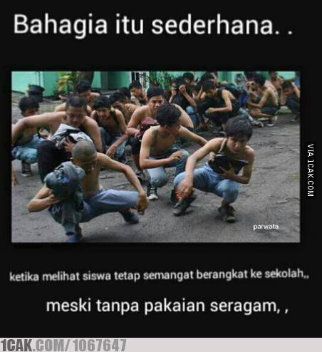 meme bahagia itu sederhana 1-20 © 2016 brilio.net