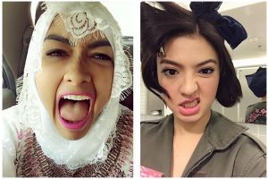 10 Artis ini berani pose 'jelek',  masih tetep cakep nggak ya?