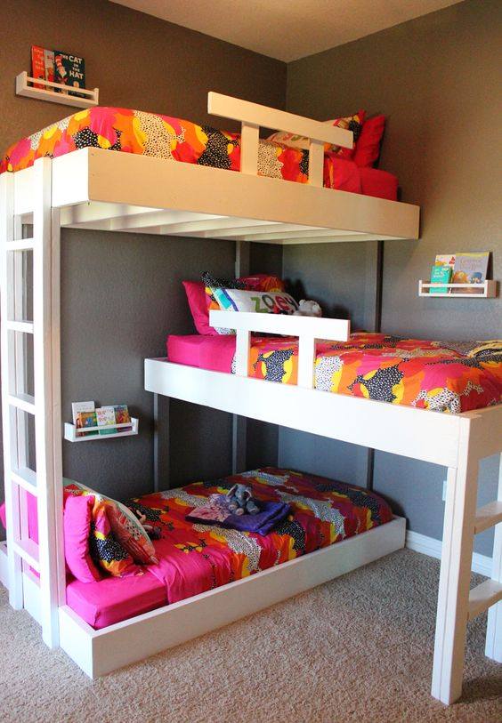 25 Desain Tempat Tidur Tingkat Untuk Kamu Yang Ingin Banyak Anak
