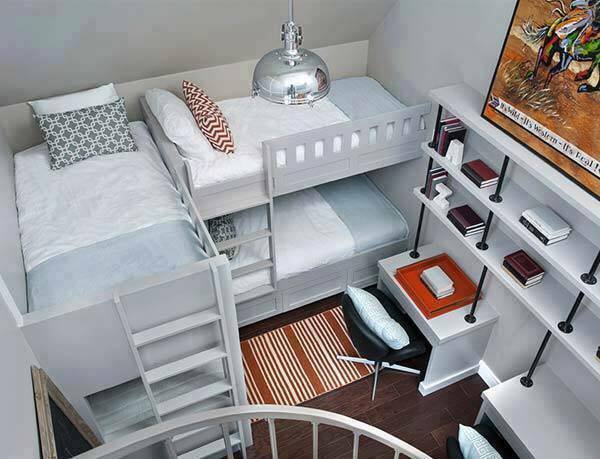 25 Desain tempat tidur tingkat untuk kamu yang ingin banyak anak