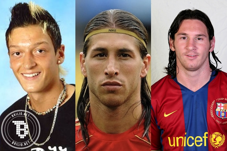 10 Gaya rambut jadul pesebakbola dunia, CR7 bikin ngakak! 