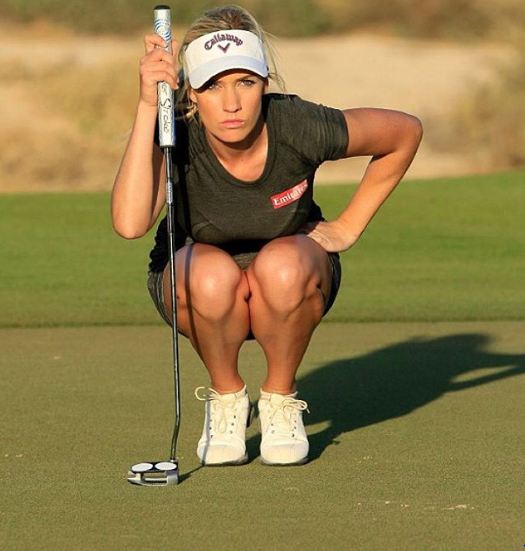 (Olahraga) Paige Spiranac, pegolf seksi AS, bikin cowok mau di 'hole-in-one' © 2016 brilio.net