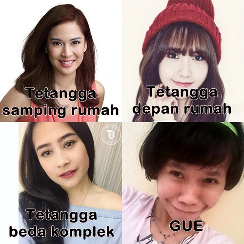 14 meme kontras banget © 2016 brilio.net