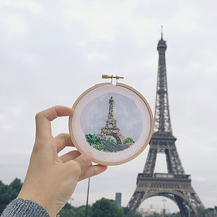 WOW - Traveler ini menggunakan rajutan untuk gambarkan kota yang dikunjunginya © 2016 brilio.net