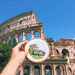 WOW - Traveler ini menggunakan rajutan untuk gambarkan kota yang dikunjunginya © 2016 brilio.net