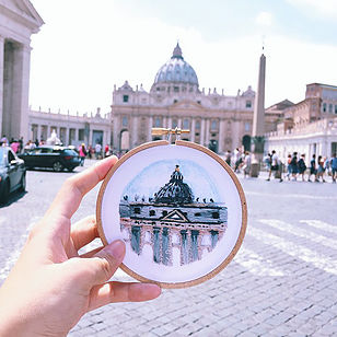 WOW - Traveler ini menggunakan rajutan untuk gambarkan kota yang dikunjunginya © 2016 brilio.net