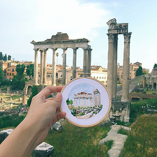 WOW - Traveler ini menggunakan rajutan untuk gambarkan kota yang dikunjunginya © 2016 brilio.net