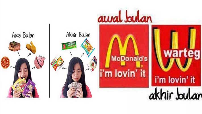 meme awal akhir bulan © 2016 brilio.net