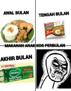 meme awal akhir bulan © 2016 brilio.net