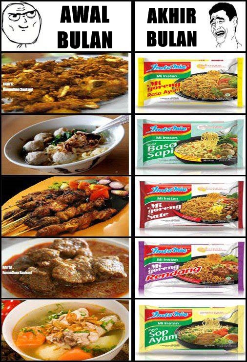 meme awal akhir bulan © 2016 brilio.net