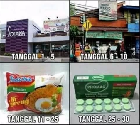 meme awal akhir bulan © 2016 brilio.net