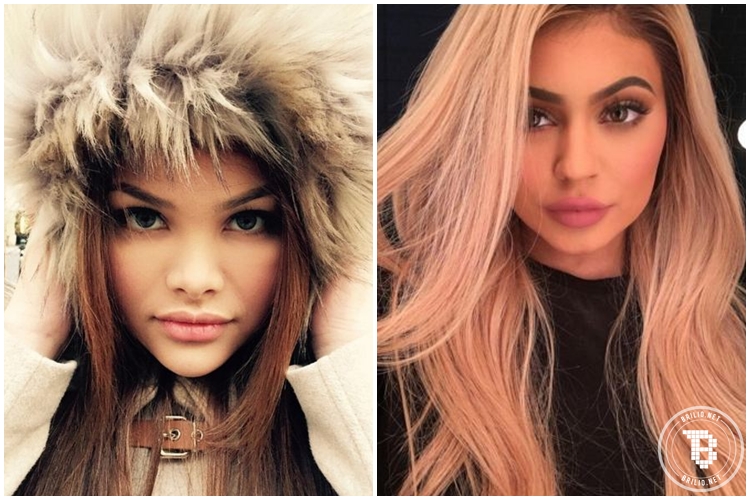 10 Foto buktikan artis Indonesia Nadira Adnan 'kembaran' Kylie Jenner