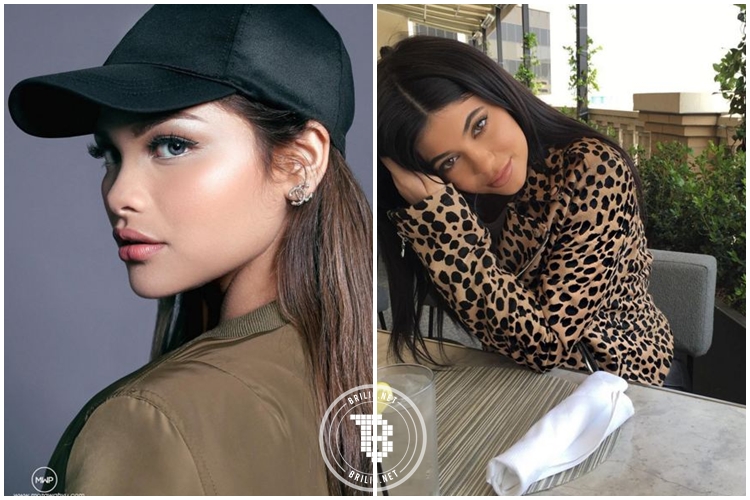 10 Foto buktikan artis Indonesia Nadira Adnan 'kembaran' Kylie Jenner
