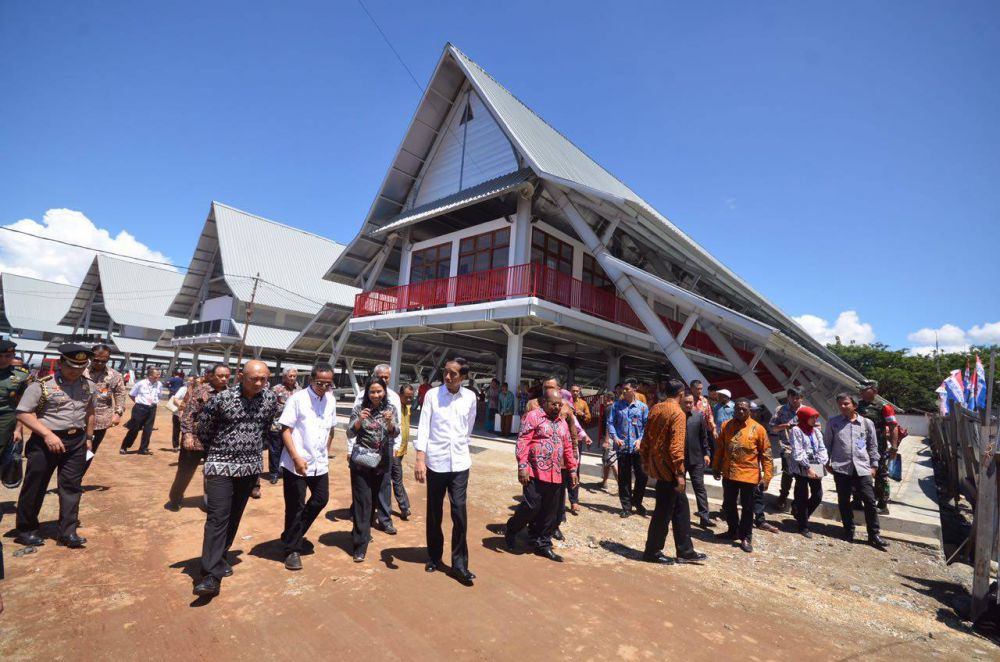 Gerak cepat, Jokowi bangun Pasar Mama-Mama di Papua
